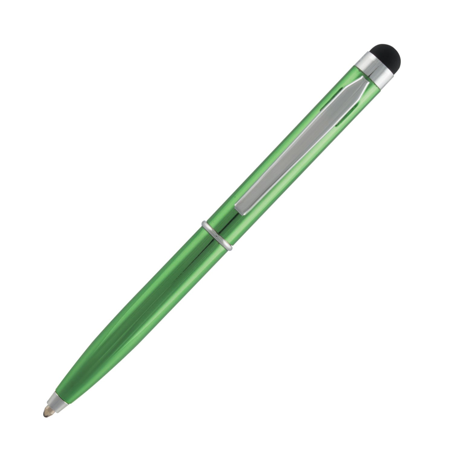 monteverde poquito stylus, ballpoint pen, metallic green